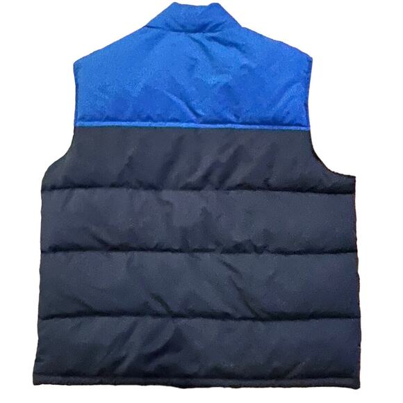Old Navy Royal Navy Blue Zipper Snaps Puffy Vest, Men’s X-Large EUC - Picture 2 of 8